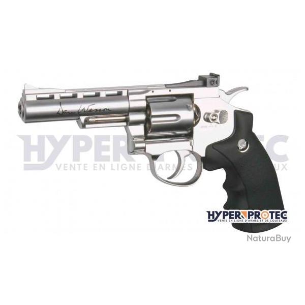 Dan Wesson Chrom 4 Pouces - Revolver Airsoft