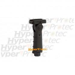 Poignée amovible noire pour rail 22 mm