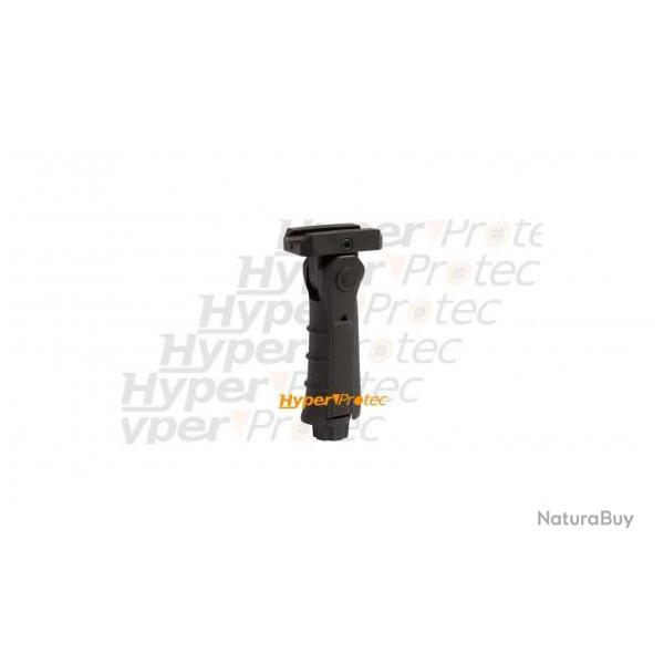 Poigne amovible noire pour rail 22 mm