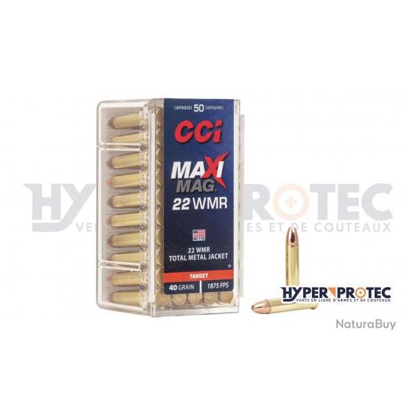 Munition 22 Magnum CCI Maxi-Mag TMJ