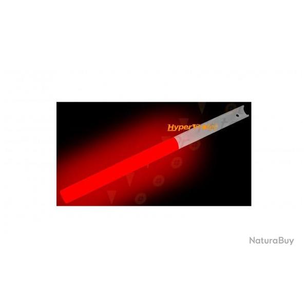 Bton lumineux rouge 1.5x24 cm 8 heures