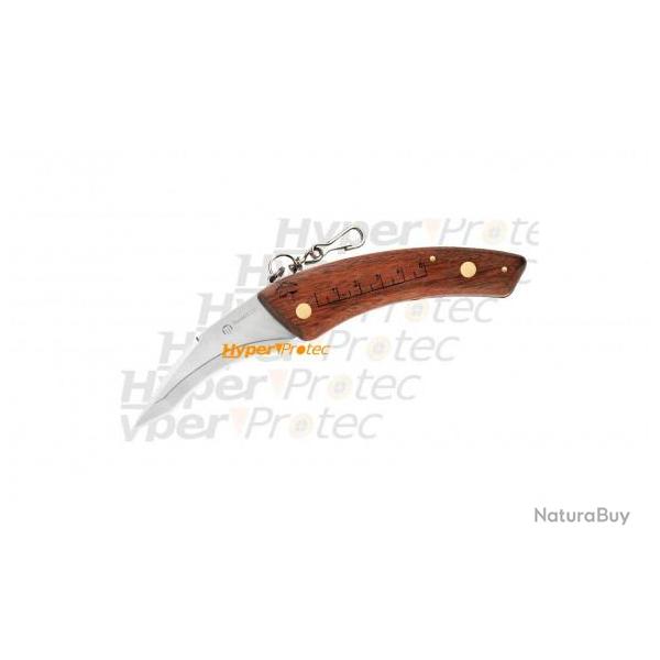 Couteau  champignons Maserin bubinga avec brosse