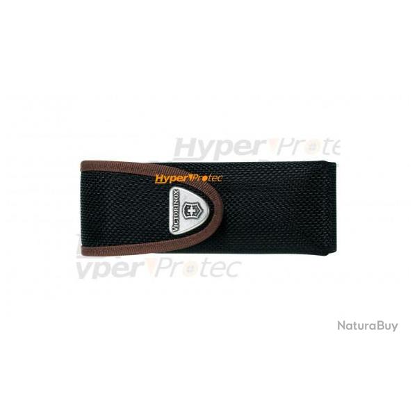 Etui en nylon noir et marron  scratch Victorinox - 10 cm
