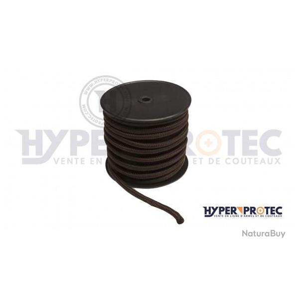 Corde noire diametre 5 mm - longueur 70 m