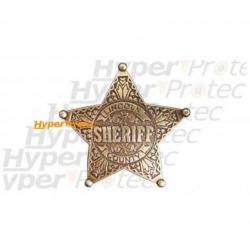 Broche étoile de Sheriff - Lincoln Country Western