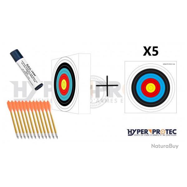 Pack entretien et tir Pistolet Arbalète