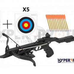 Pack été Pistolet Arbalète Alligator Tactical 80 Lbs