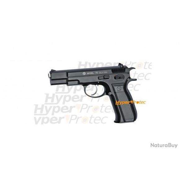 Pack CZ 75 rplique airsoft mtal Gaz et CO2 Blowback