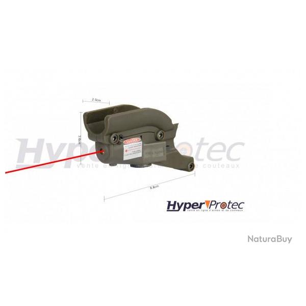 Laser et rail de montage pour Beretta 92 et M9