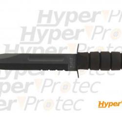 Poignard Kabar 1214 noir lame mixte 178 mm