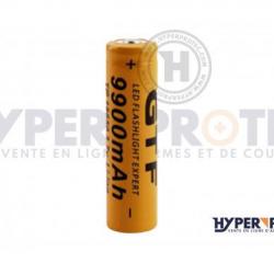 Batterie rechargeable 18650 de 3.7V Li-ion de 9900 mAh