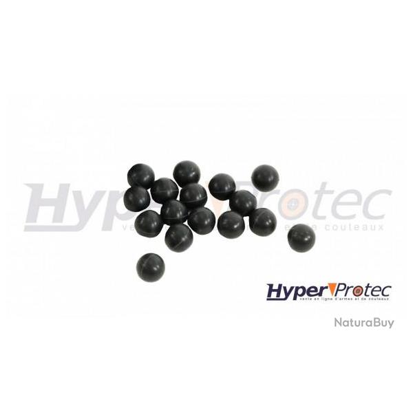 50 Boules Caoutchouc Rubber STEEL Dfense - CALIBRE 68- DIAMETRE 17 mm