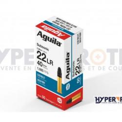 Munition 22 LR Aguila Subsonic Solid Point