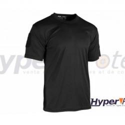 T-Shirt Mil-Tec Tactique Quick Dry Couleur Noire