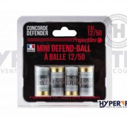 Cartouche Calibre 12/50 Mini Defend-Ball à Balle