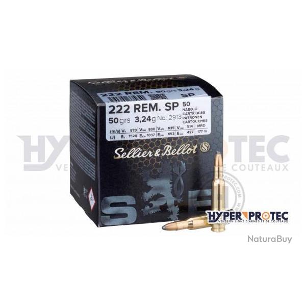 Munition 222 Sellier & Bellot SP