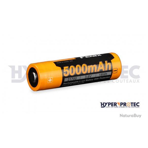 Pile 21700 Fenix ARB-L21-5000U / 5000 mAh / 3,6 V - Batterie rechargeable