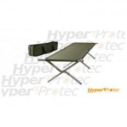 Lit de camp pliable lit picot type US aluminium avec sac de transport