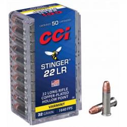 Munition 22LR CCI Stinger Hollow Point