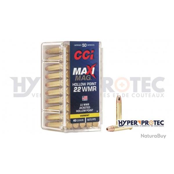 Munition 22 Magnum CCI Maxi-Mag HP