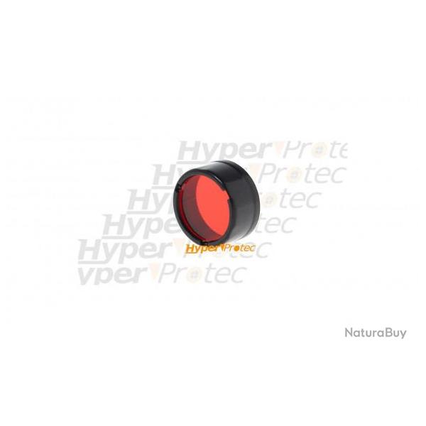 Filtre rouge Nitecore pour lampe de poche diamtre 25 mm