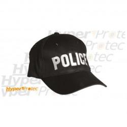Casquette noire - POLICE pour airsoft et déguisement