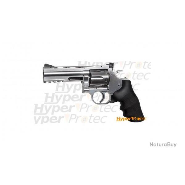 Rplique revolver Dan Wesson 715 silver 4 pouces - calibre 6mm