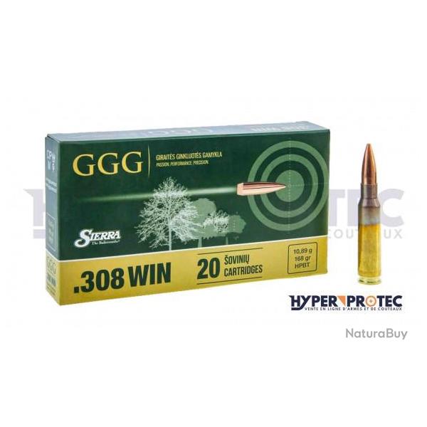 Munition 308 GGG HPBT