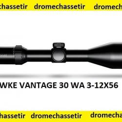 Lunette Hawke Vantage 30 WA 3-12x56, reticule 4A lumineux , NEUVE
