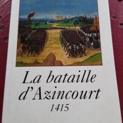 Livre la bataille d'AZincourt 1415
