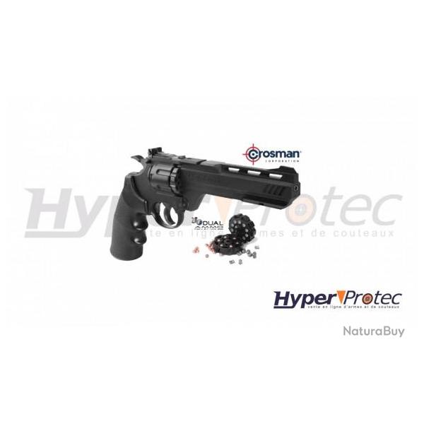 Crosman 357 Vigilante revolver  plombs et billes acier 4.5 mm