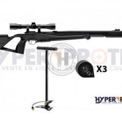 Pack XM1 S4 Suppressor - Carabine à plombs PCP avec pompe et lunette