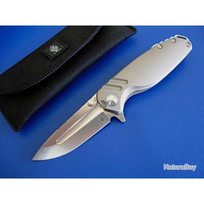 ZX34992A1 Kizer Feist 2 X-Series – Couteau Pliant Lame Acier M390 Reverse Tanto Manche Titane Frame Lo C2x42386777