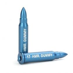 6 douilles "Dummy rounds" cal. 17 HMR en aluminium - A-Zoom