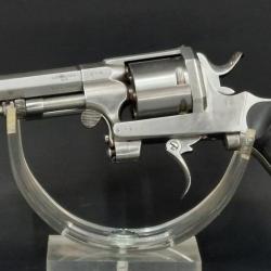 REVOLVER A SYSTEME BREVET de 1874 par GUSTAVE BRONNE DEMONTABLE A LA MAIN CALIBRE 320 - BELGIQUE LIE