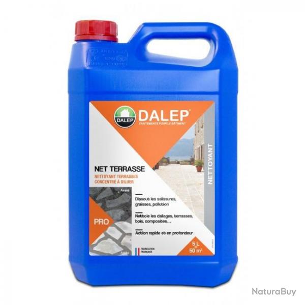 Nettoyant terrasses Dalep Net Terrasse 5L concentr  diluer sans phosphate et sans solvant