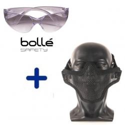 Pack airsoft Protection airsoft: Masque / Lunette