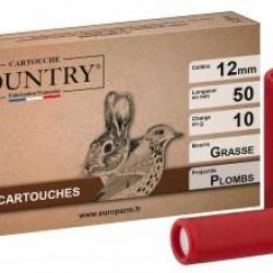 Cartouches Country - Cal 12 mm en stock