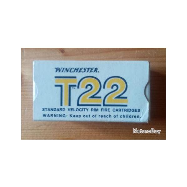 Bote ancienne 22 LR Winchester T 22