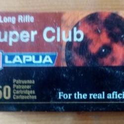 Boîte ancienne 22 LR Lapua Super Club