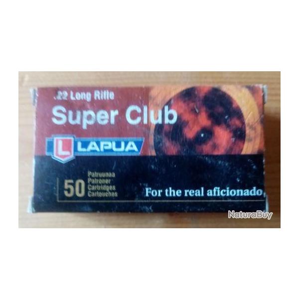Bote ancienne 22 LR Lapua Super Club