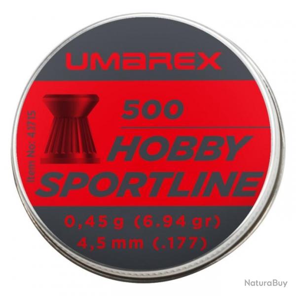 Plomb hobby sportline Umarex tte plate cal 4.5mm 0.45g x500