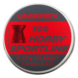 Plomb hobby sportline Umarex tête plate cal. 5.5mm 0.77g x300