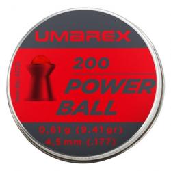 Plomb powerball Umarex tête ronde cal. 4.5mm 0.61G x200