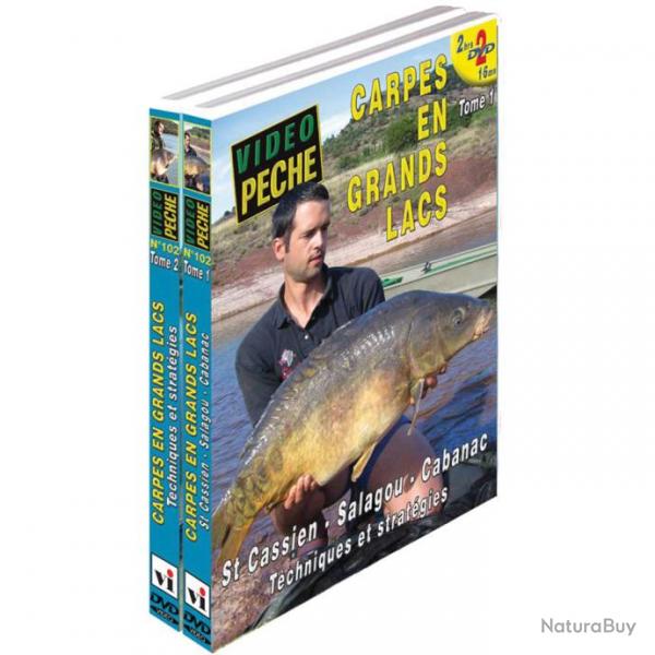 Lot de 2 DVD : Carpes en grands lacs