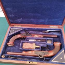 pistolets à percussion Duel vers 1850