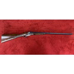 Fusil juxtaposé Sabel bascule jaspée cal 12/70.