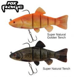 Leurre Souple Fox Rage Replicant jointed Tench 18cm - 127gr Super Natural Golden Tench