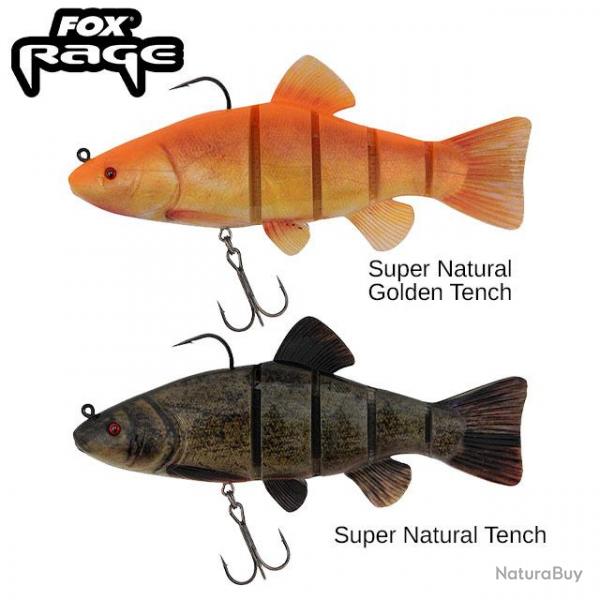 Leurres Souple Fox Rage Replicant Jointed Tench 14cm - 65gr Super Natural Golden Tench