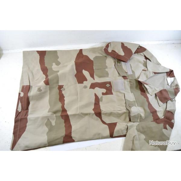 Chemise manches courtes chemisette Arme Franaise camouflage dsert opex. Mageco taille 37-38